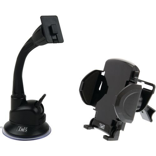 Support smartphone mâchoire à ventouse et grille d'aération - T'nB