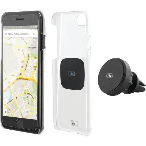 Support aimanté smartphone mini rotatif pour grille d'aération - T'nB