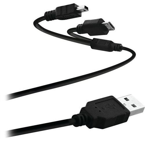Câble Micro USB 2 en 1 - T'nB