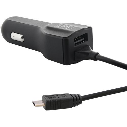 Chargeur allume cigare USB-A 15W et câble micro USB - T'nB