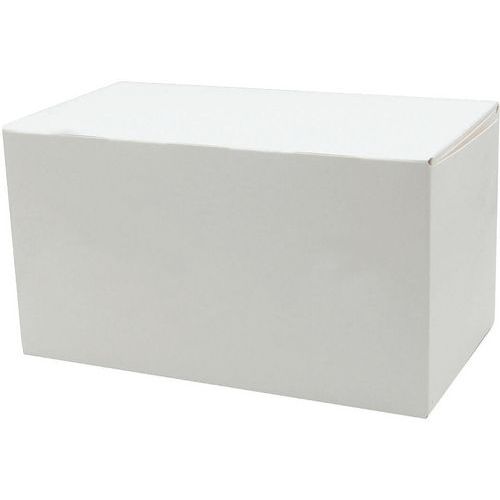 Boîte à bûches en carton blanc - Lot de 25 - Matfer Flo