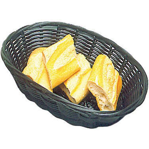 Corbeille à pain ovale en polypropylène noir - In Situ