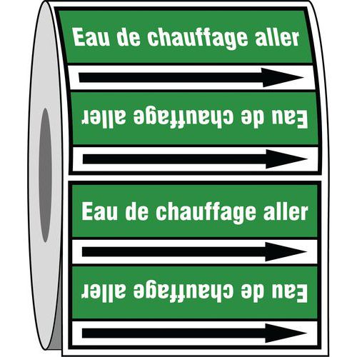 Marquage tuyauterie Eau