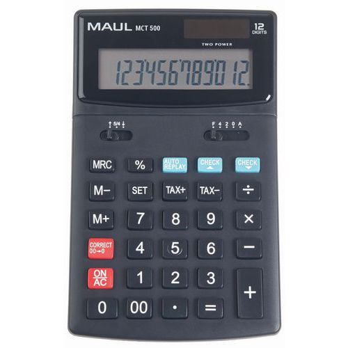 Calculatrice de bureau MCT 500- 12 touches - Maul