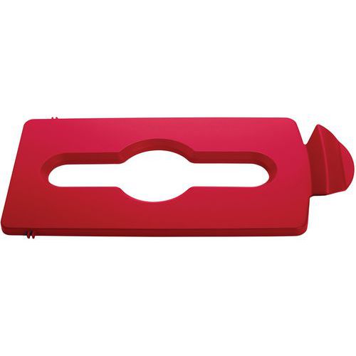 Couvercle déchets mélangés Slim Jim_Rubbermaid