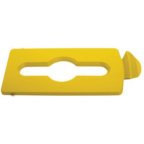Couvercle déchets mélangés Slim Jim_Rubbermaid