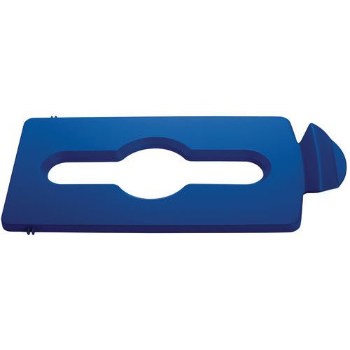 Couvercle déchets mélangés Slim Jim_Rubbermaid