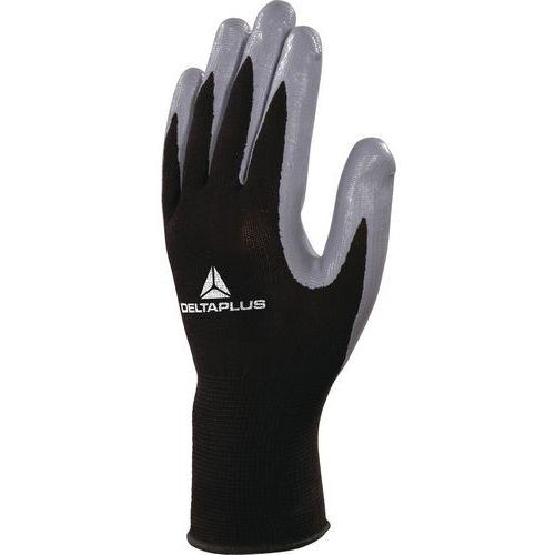 Gants tricot polyester / paume nitrile