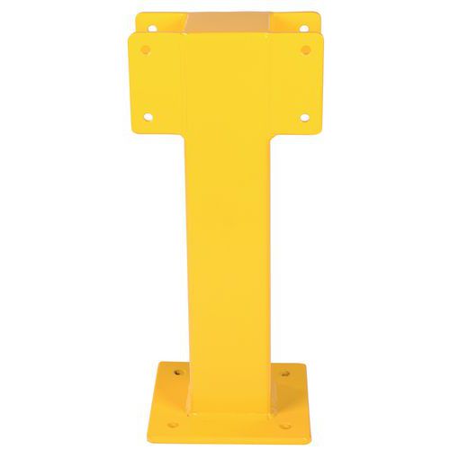 Poteau acier galvanisé pour barrière de sécurité - Extérieur - Dancop