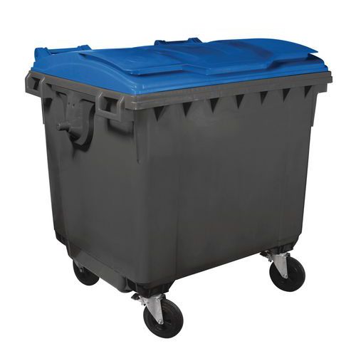 Conteneur à déchet 4 Roues - 1100L - Mobil Plastic Conteneur à déchet 4 Roues - 1100L - Mobil Plastic