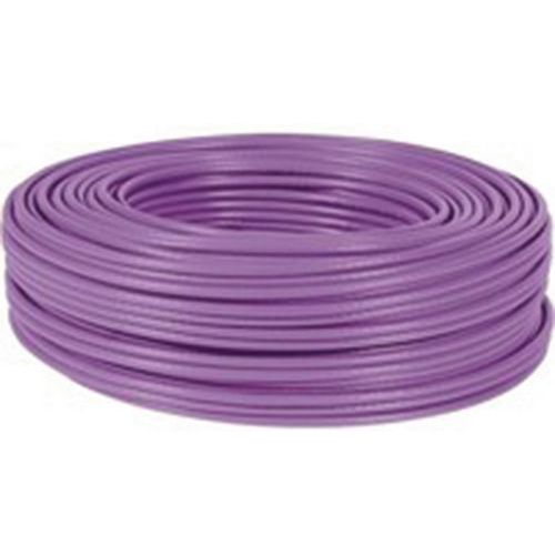 Câble monobrin s/ftp CAT7 violet LS0H rpc dca - 100M DEXLAN