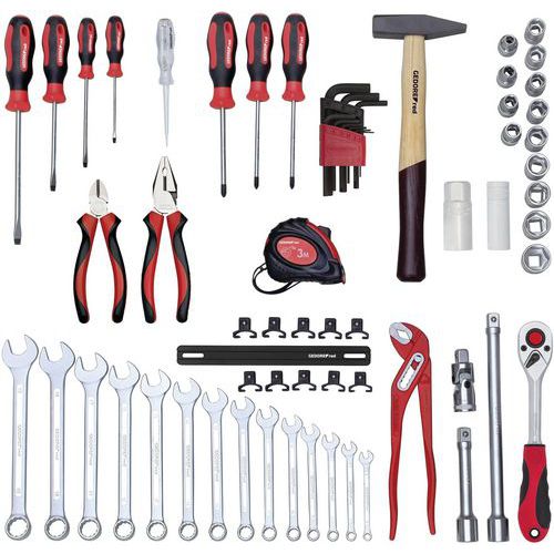Boite à outils Schrauber 57 pièces R21650057 - GedoreRed
