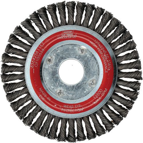 Brosse pour meuleuse fil torsadé 0,5 - Norton