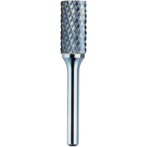 Fraise Sur Tige En Carbure, Cylindre, Sans Crantage à Dents De Loup - Fraise Sur Alpen Outils En