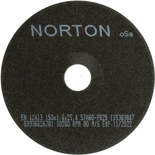 Meule de tronçonnage plate - Norton