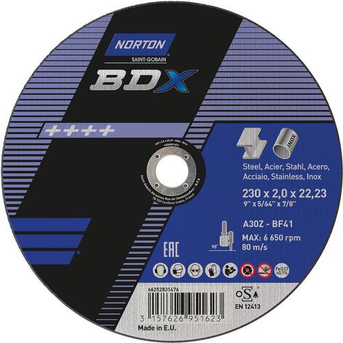 Meule de tronconnage BDX-METAL - Norton