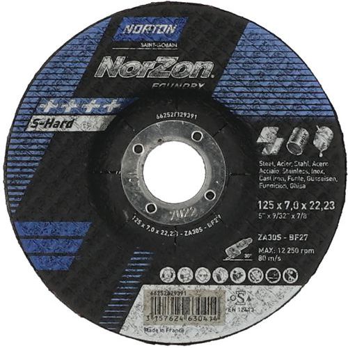 Meule d'ébarbage Norzon III Foundry fonte - Norton