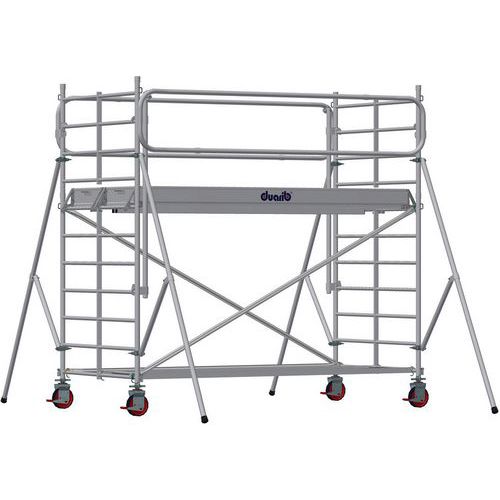 Échafaudage DOCKER 150 - Gardes corps EXMDS - Longueur 2.95 m - Duarib