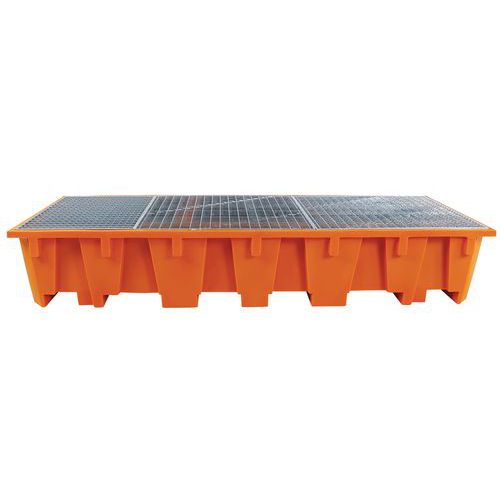 Bac de rétention pour 3 IBC - 1650 L - Manutan Expert
