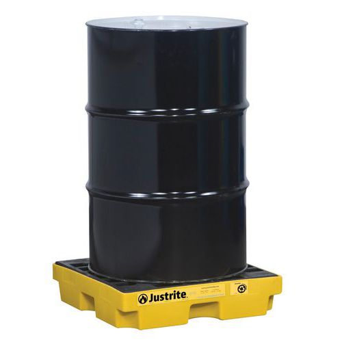 Plateforme de rétention EcoPolyBlend™ Jaune - Justrite