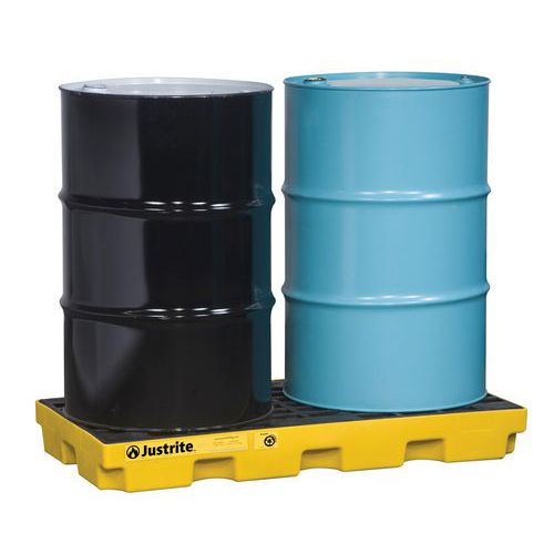 Plateforme de rétention EcoPolyBlend™ Jaune - Justrite