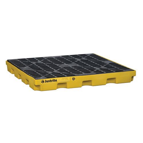 Plateforme de rétention EcoPolyBlend™ Jaune - Justrite