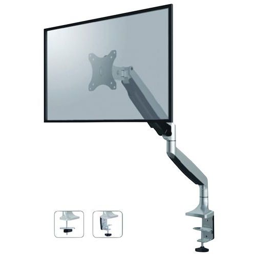 Support moniteur télescopique pour 1 ou 2 écrans - à pince - Neomounts by Newstar