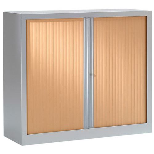 Armoire métal Luxe largeur 100 cm à rideaux