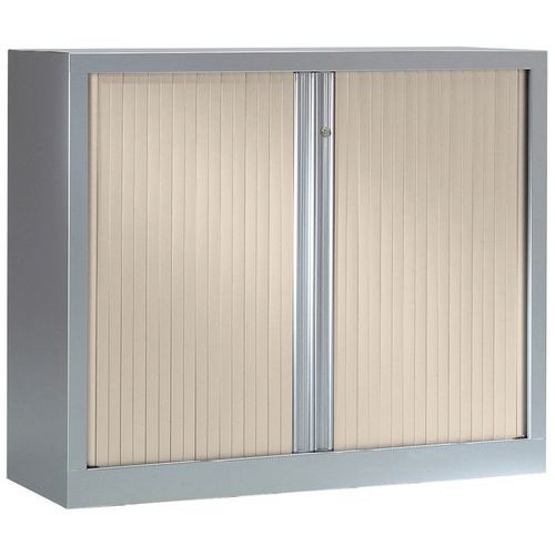 Armoire métal Luxe largeur 100 cm à rideaux