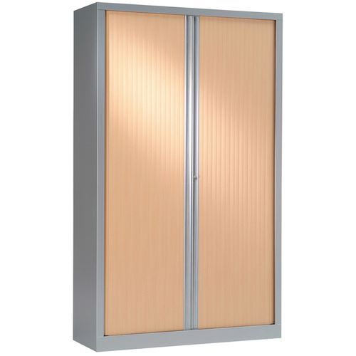 Armoire métal Luxe largeur 100 cm à rideaux