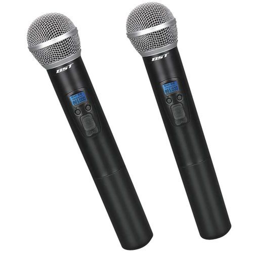 Double Microphone sans fil UHF BST UDR-208