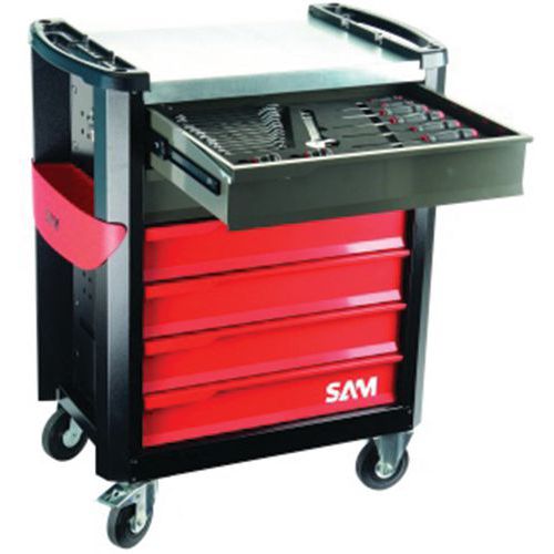 Servante servi-630nz 6 tiroirs modules mousse + 200 outils Servante servi-630nz 6 tiroirs modules mousse + 200 outils