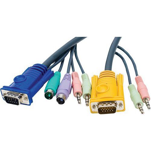 Cable kvm VGA/PS2+AUDIO 5 m ATEN