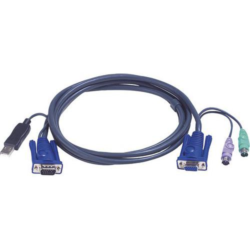 Câble kvm ATEN 2L-5506UP VGA-USB-PS2 - 6,00M