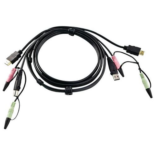 Cable combiné pour KVM HDMI USB Audio - 1,8m ATEN