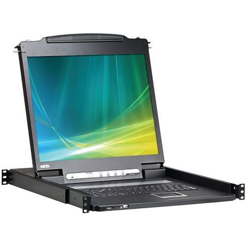 Console LCD led 19 1 port VGA/PS2-USB Eco-Green ATEN