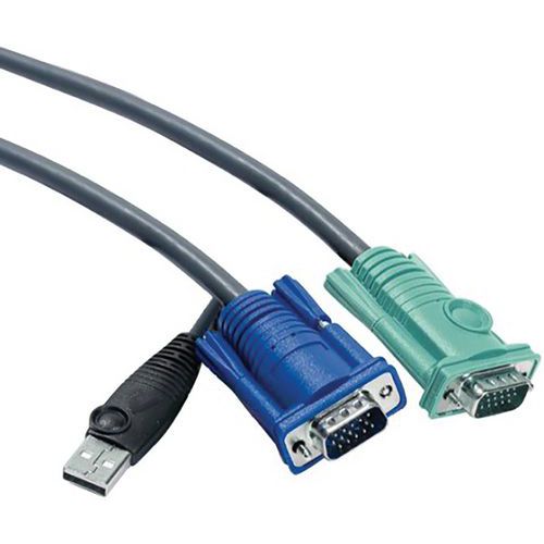 Câble Pieuvre KVM VGA/USB - 1,80M ATEN