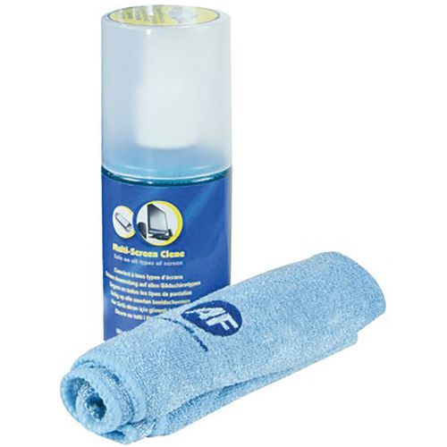 Kit de nettoyage écrans fragiles (nettoyant et chiffon) AF