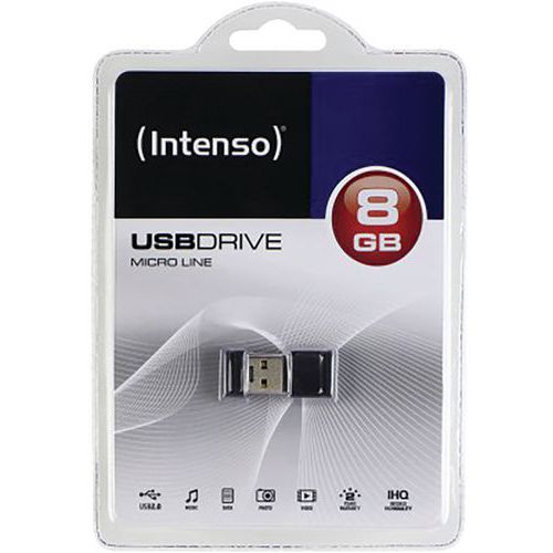 Clé USB 2.0 Micro Line - 8Go INTENSO