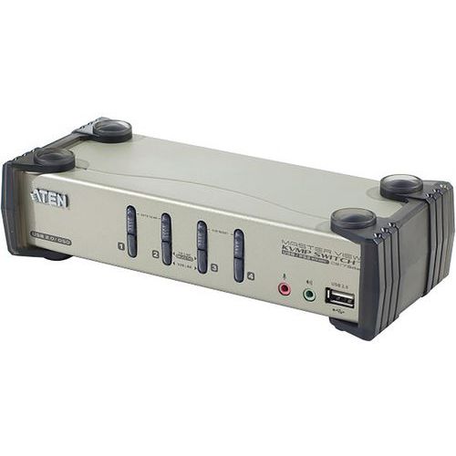 Commutateur CS1734B KVM VGA/USB avec câbles - 4 U.C. ATEN