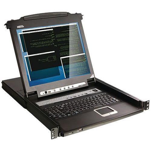 Console KVM LCD 17' 16 PORTS et PORTS USB ATEN