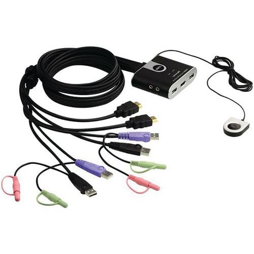 Commutateur CS692 KVM in Cable 2 ports HDMI/USB+Audio ATEN