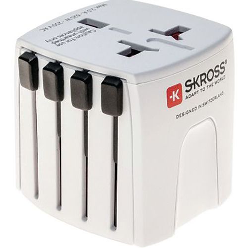 Muv micro adaptateur secteur bipolaire multi-pays SKROSS Muv micro adaptateur secteur bipolaire multi-pays SKROSS