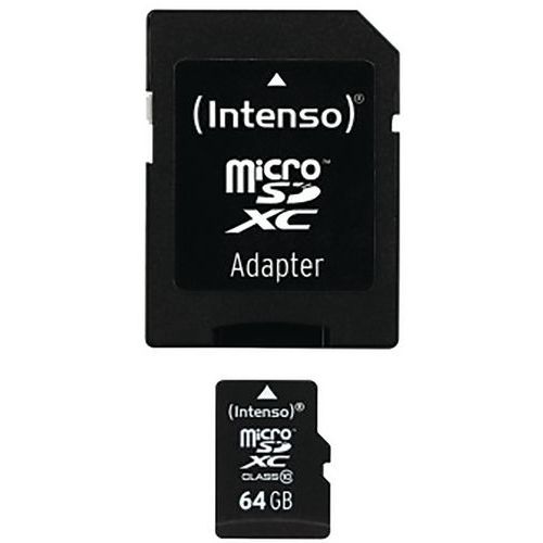 Carte MicroSDXC Class 10 - 64Go INTENSO