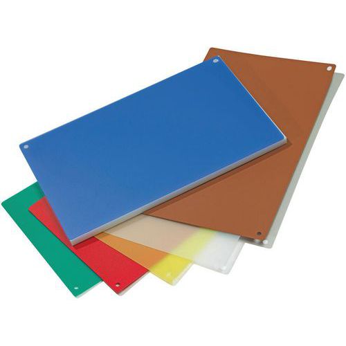 Plaque de découpe souple de couleur pour planche - Lot de 6 - Matfer