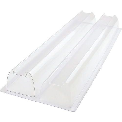 Gouttière double bûches thermoformées Délice - Lot de 10 - Matfer Gouttière double bûches thermoformées Délice - Lot de 10 - Matfer
