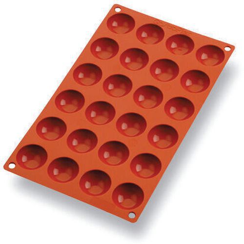 Plaque silicone de 24 petits fours ronds Gastroflex - Matfer