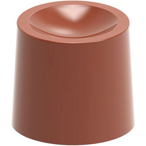 Plaque chocolat pour 32 cylindres concaves - Matfer