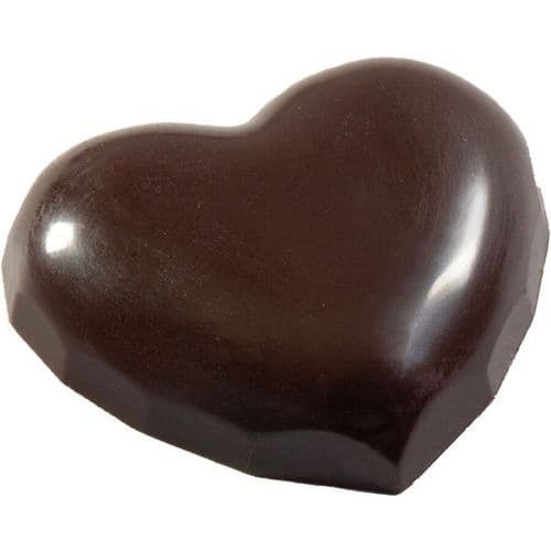 Plaque chocolat pour 15 cœurs lisses - Matfer
