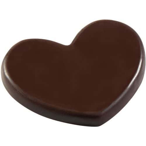 Plaque chocolat pour 15 palets coeurs - Matfer